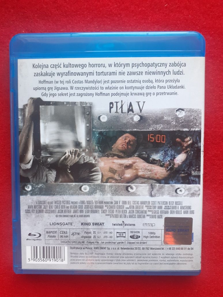 Piła 5 wersja nieocenzurowana [Blu-Ray]