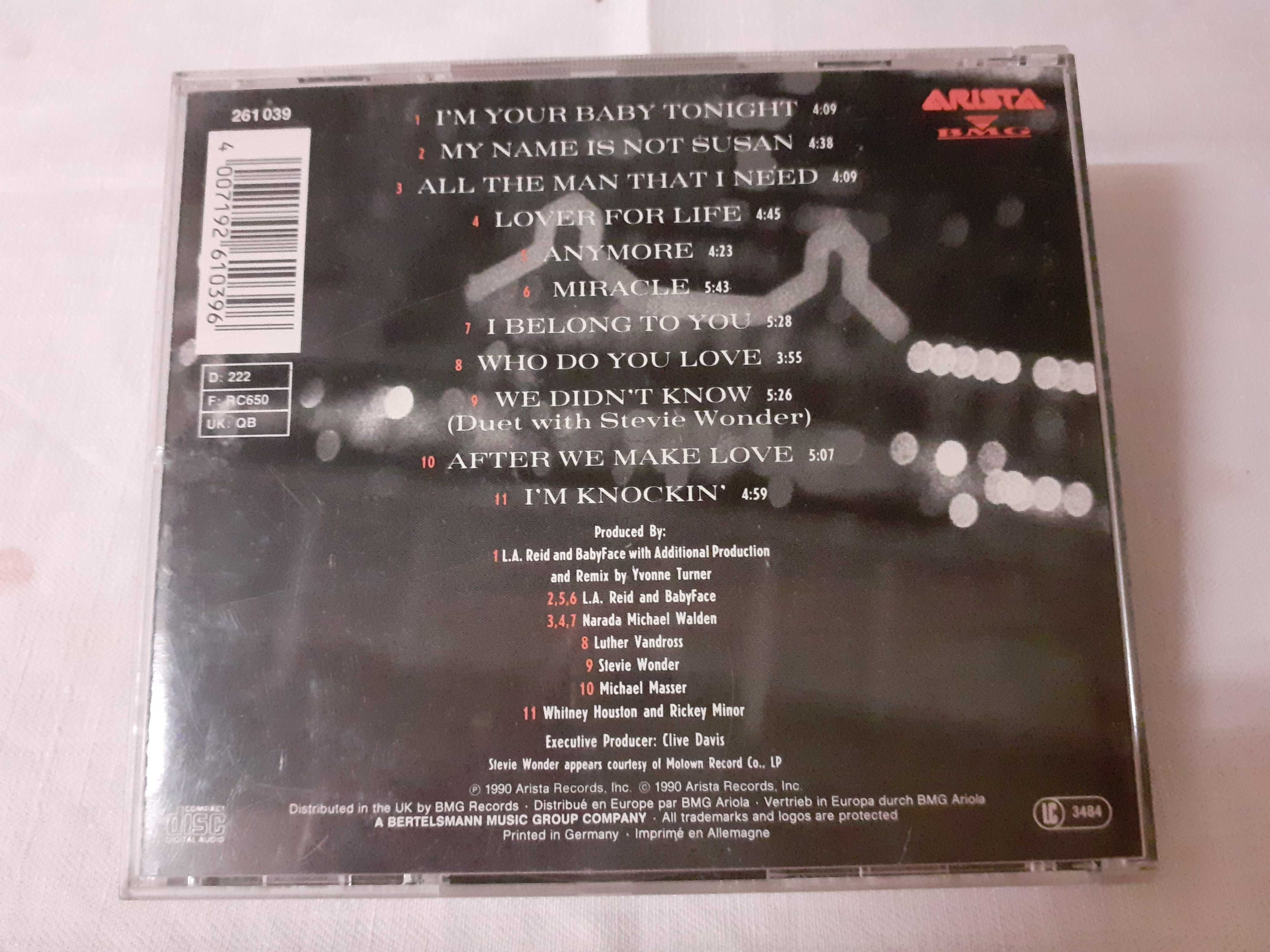 CD - Andrea Bocelli - Sogno - Whitney Houston  I´M Yuor Baby Tonight
