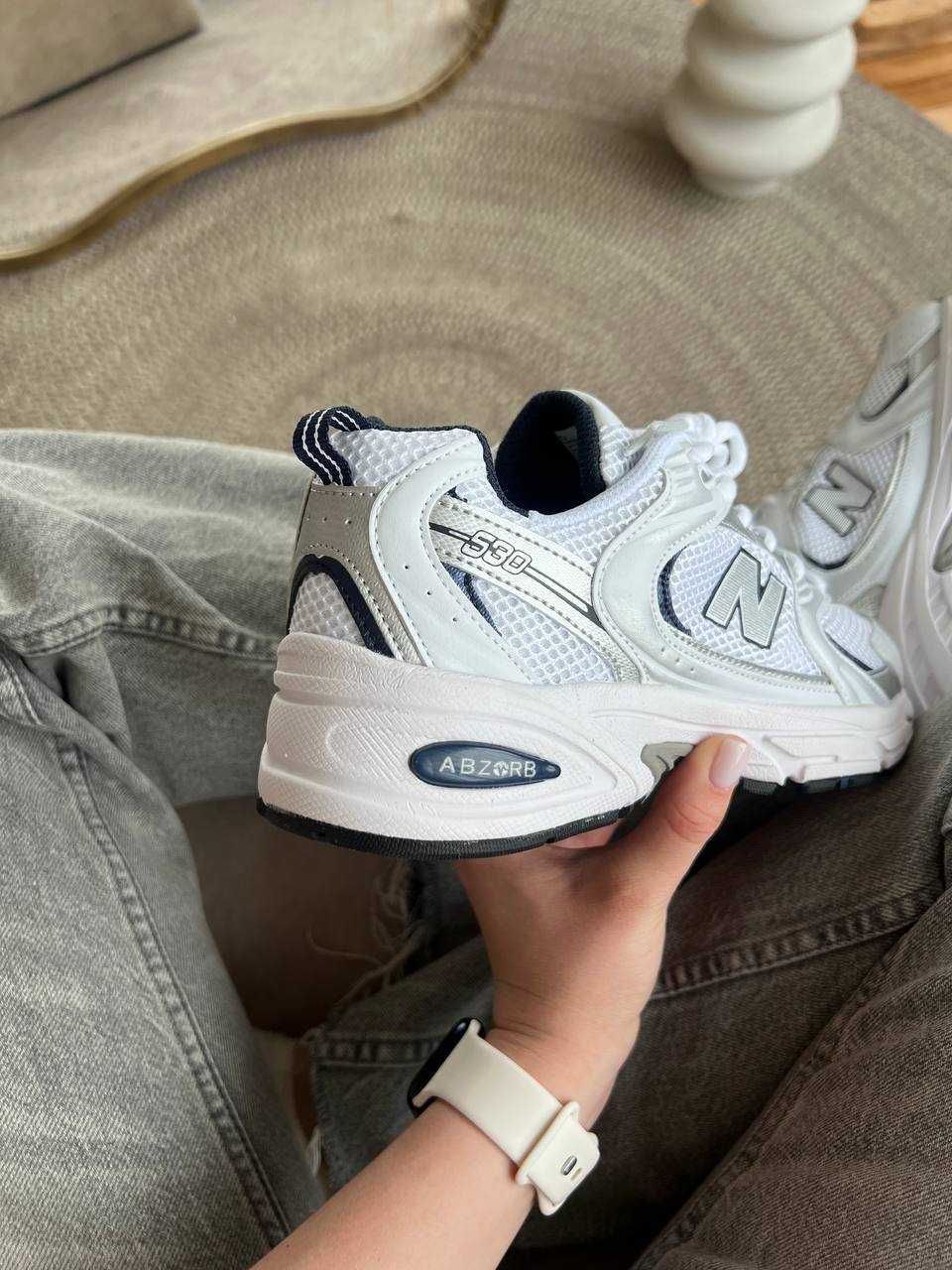 Кросівки New Balance 530 сріблясті (37-45) чоловічі жіночі Нью Баленс