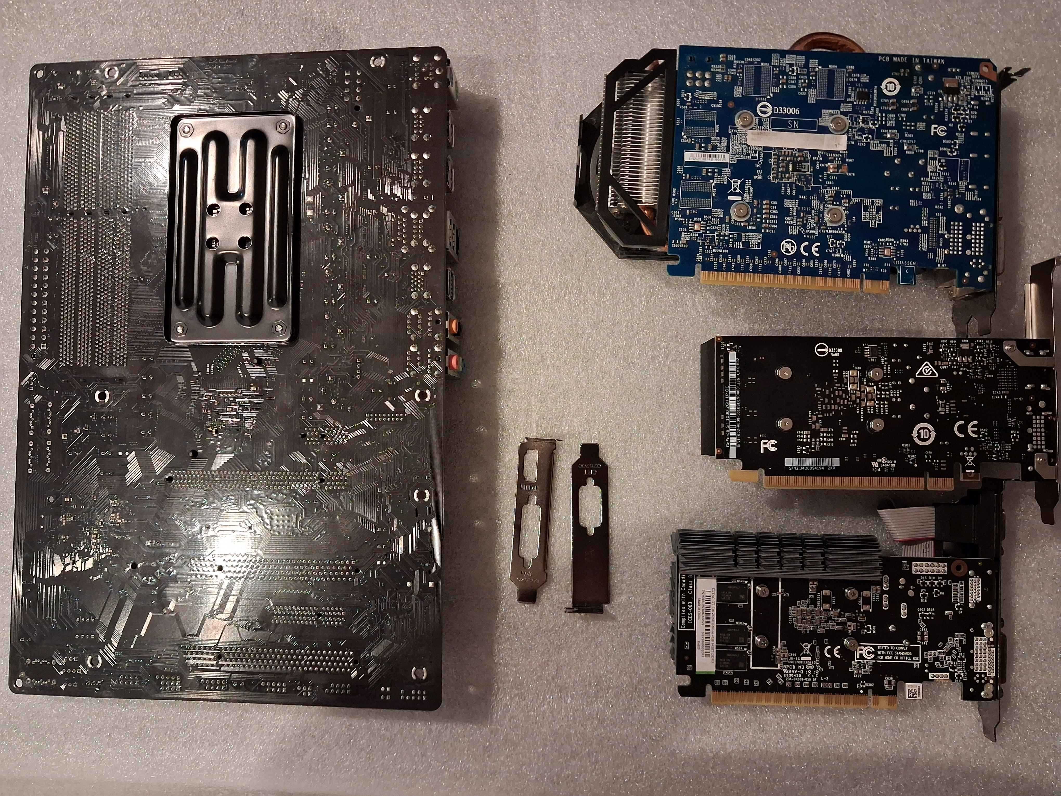 Części komputerowe Płyty główne Karty Graficzne GPU GTX FX GT 1030