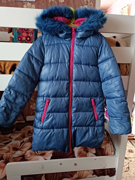 Куртки зимові для дівчаток розм. 110-122, пальто зимове