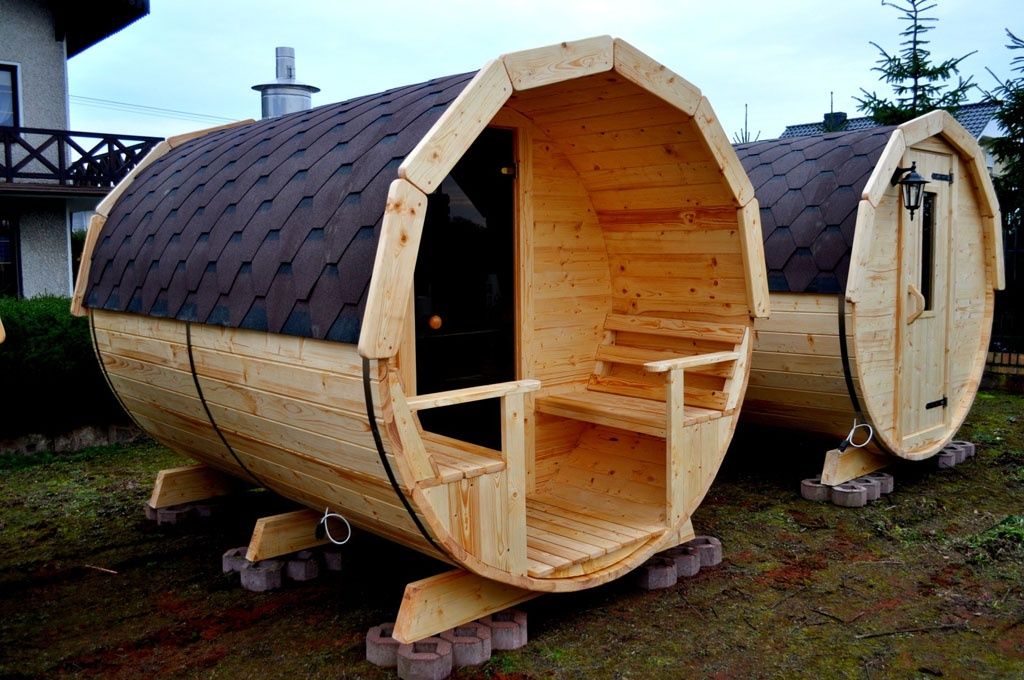 Sauna ogrodowa balia skandynawska