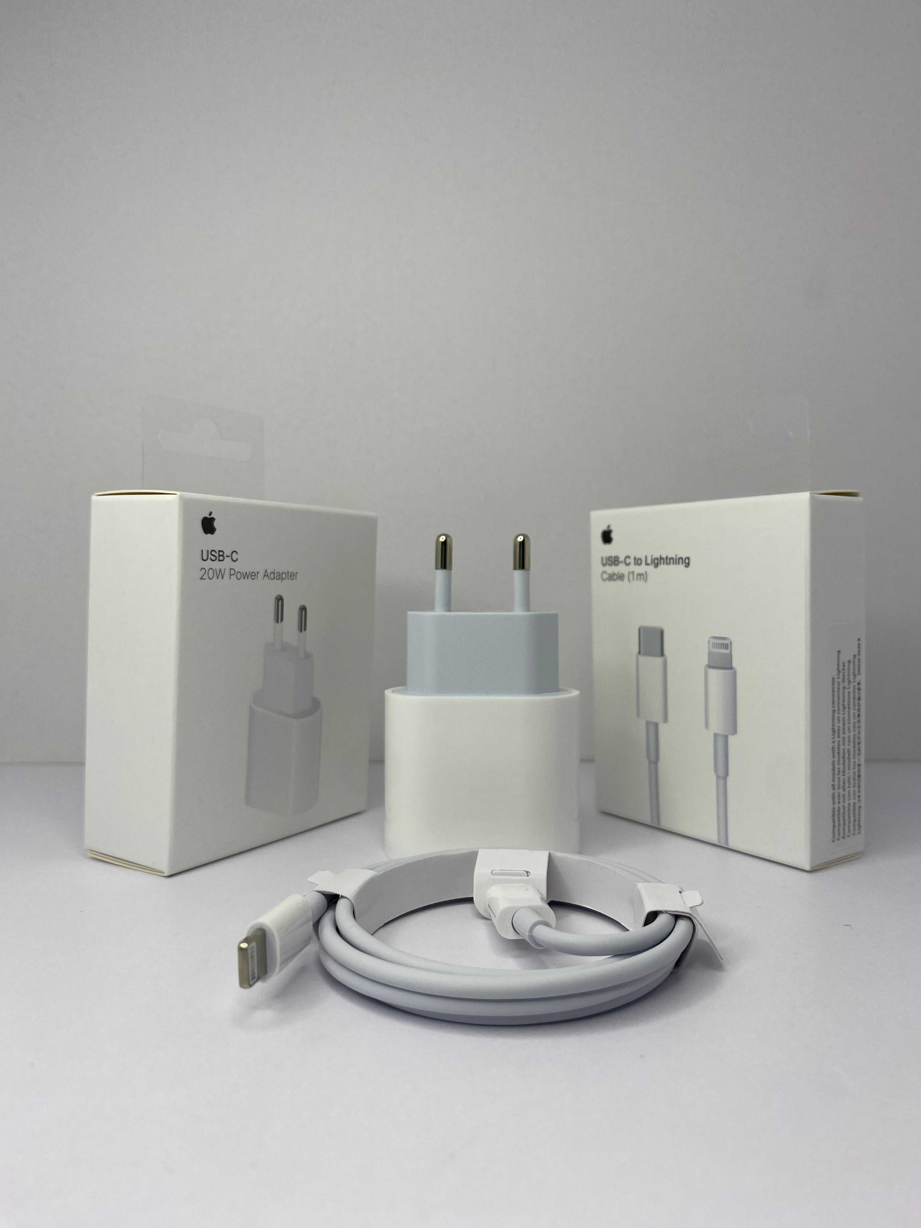 Apple швидкісна зарядка 20W (блок + кабель 1м) зарядний комплект