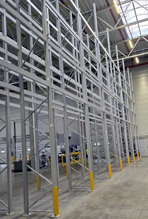 Regał paletowy Tegometall wys. 6,9m regał metalowy głębokość 110cm