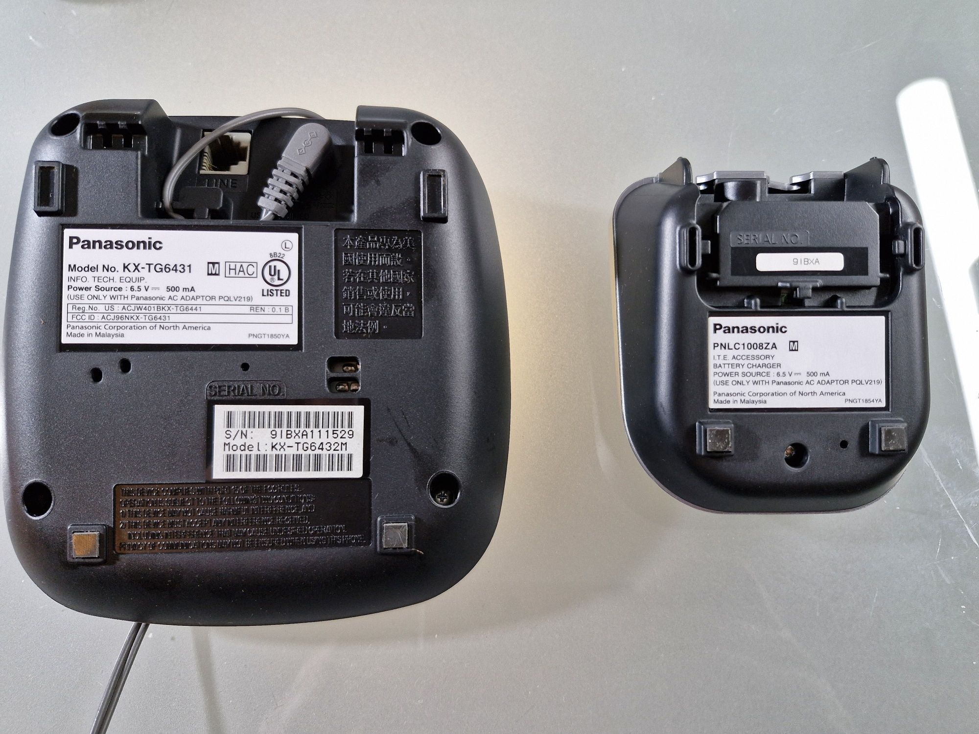 Panasonic KX-TG6431 Telefon Stacjonarny z Drugą Słuchawką i Bazą