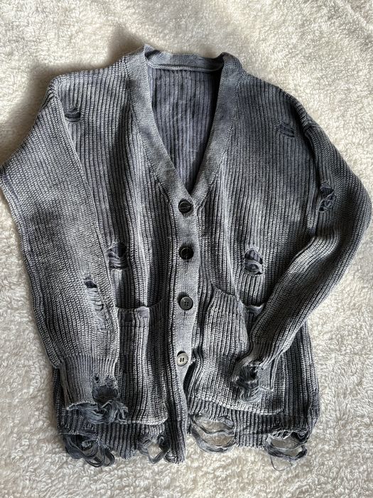 Кардиган рванка, тредового кольору. Розмір оверсайз.
