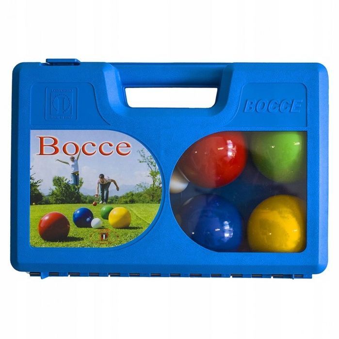 Drewniane Kule Do Gry 8 Szt. - Boule, Bule, 90 Mm W Walizce