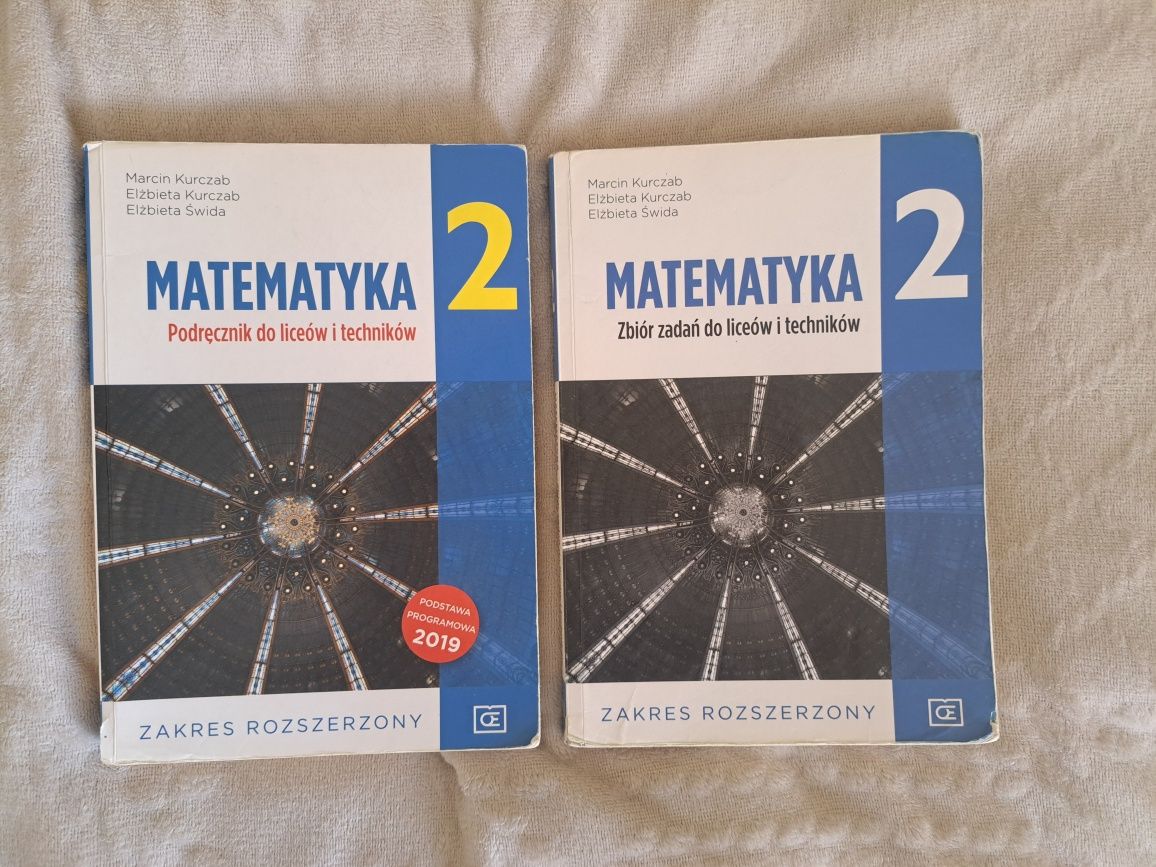 [Nieaktualne] Matematyka 2 - podręcznik i zbiór zakres rozszerzony