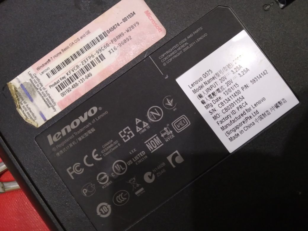 Ноутбук Lenovo G 575