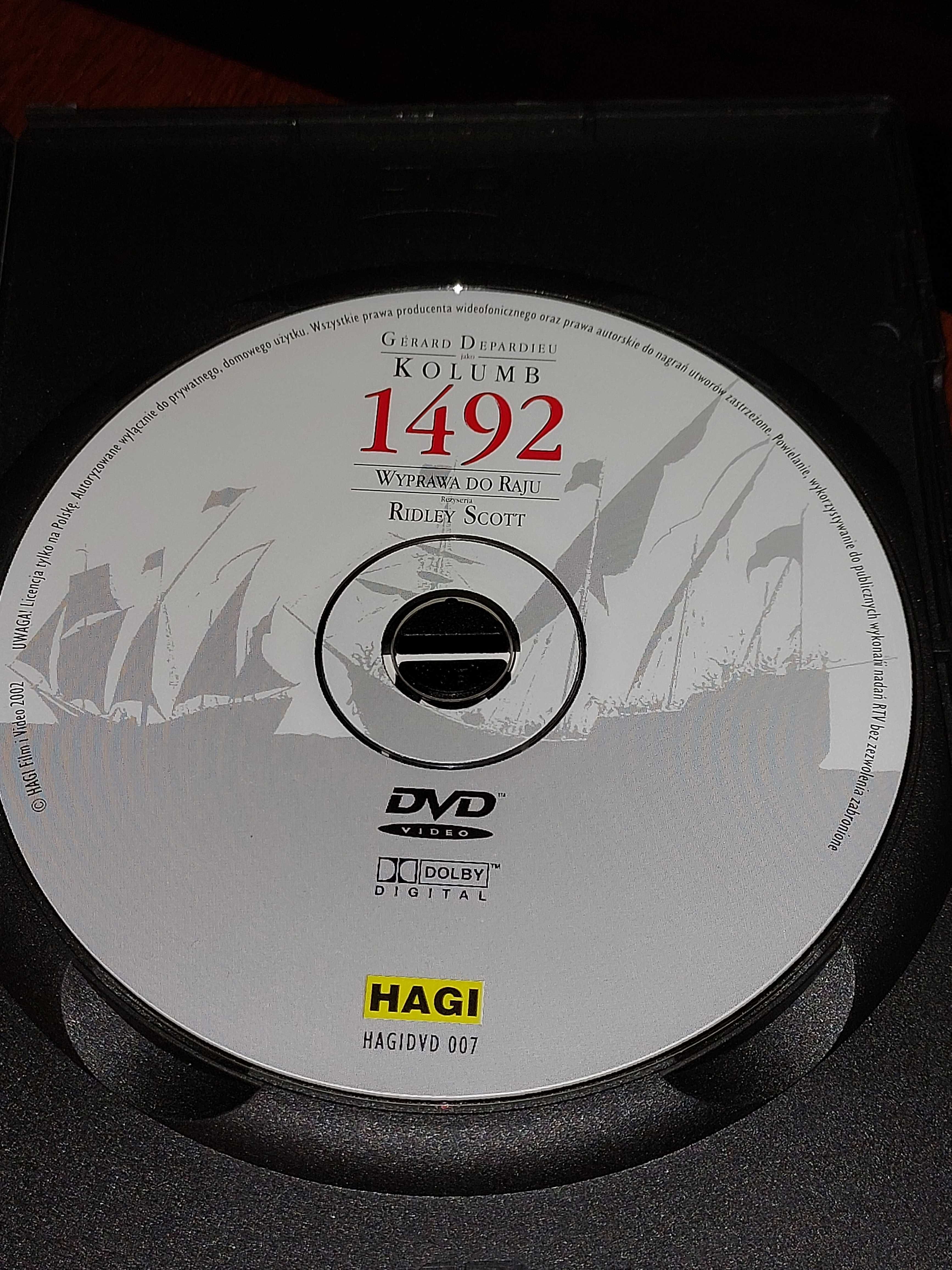 Ridley Scott film 1492 Wyprawa do raju Gerard Depardieu DVD 149min.PL