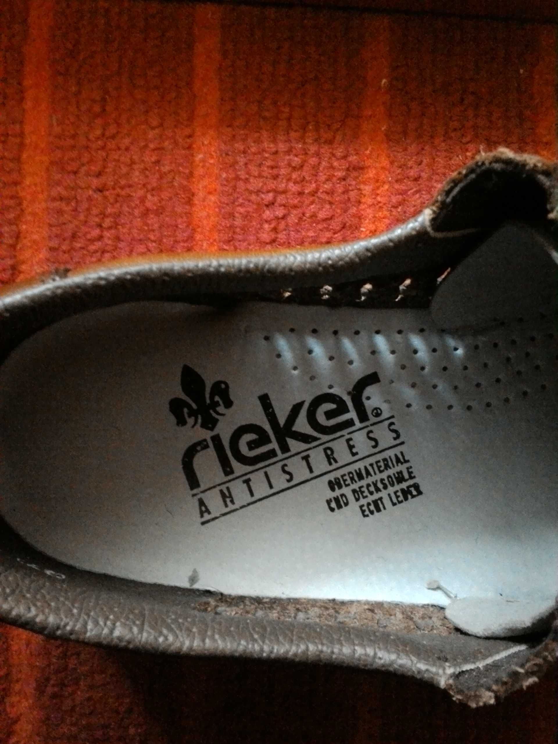 Взуття чоловіче шкіряне, нові, 40-41 розмір,фірмові Rieker - Німеччина