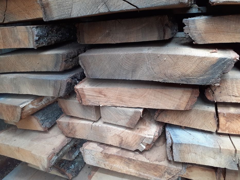 Дошка суха дуб 30,50мм, горіх 60, 30мм, слеб