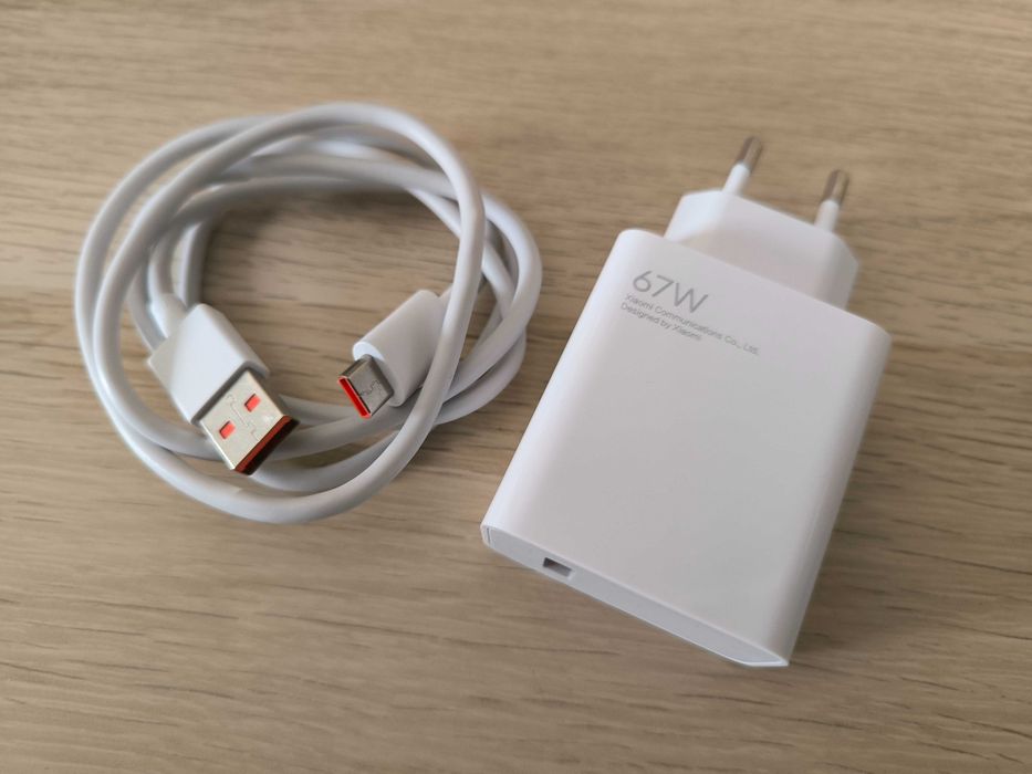 Carregador Rápido de 67W Xiaomi Original, Cabo Incluído, Novos