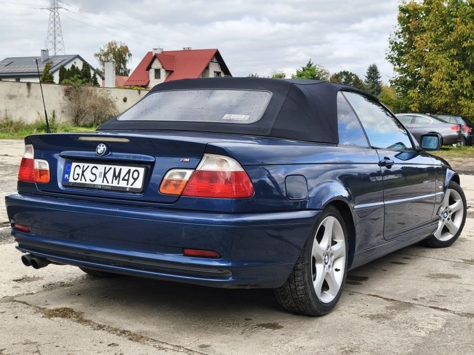 BMW E46 cabrio 3.0 m54b30 231km manual bez rdzy
