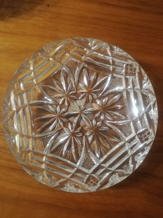 Talerzyki deserowe kryształowe