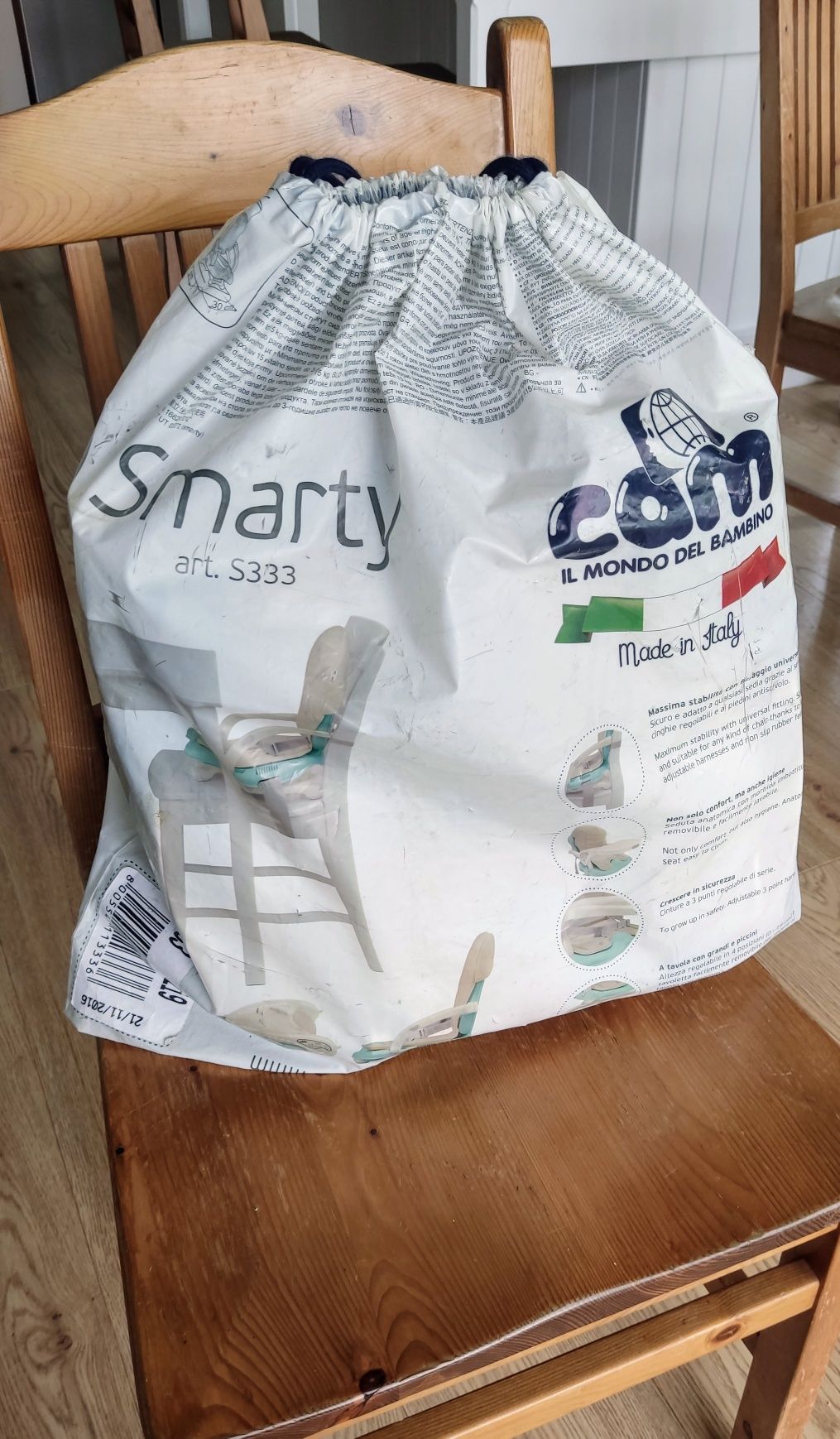 Cam Smarty świetne krzesełko do karmienia - składane, przenośne