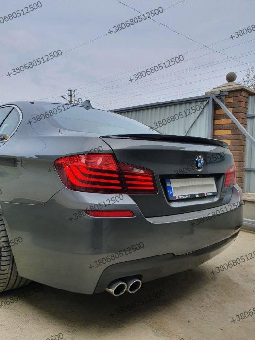 бмв ф10 спойлер M Performance f10 спойлер на кришку багажника ліп