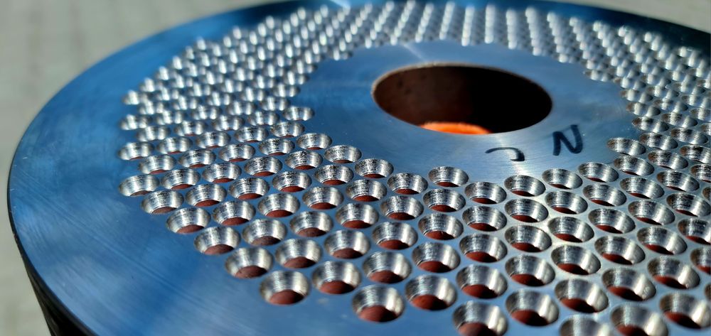 Matryca sito do pelleciarki MKL229 MKL-229 GRUBA NIERDZEWKA Pelleciark