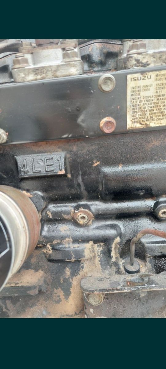 Silnik isuzu 4le1 wozek widłowy