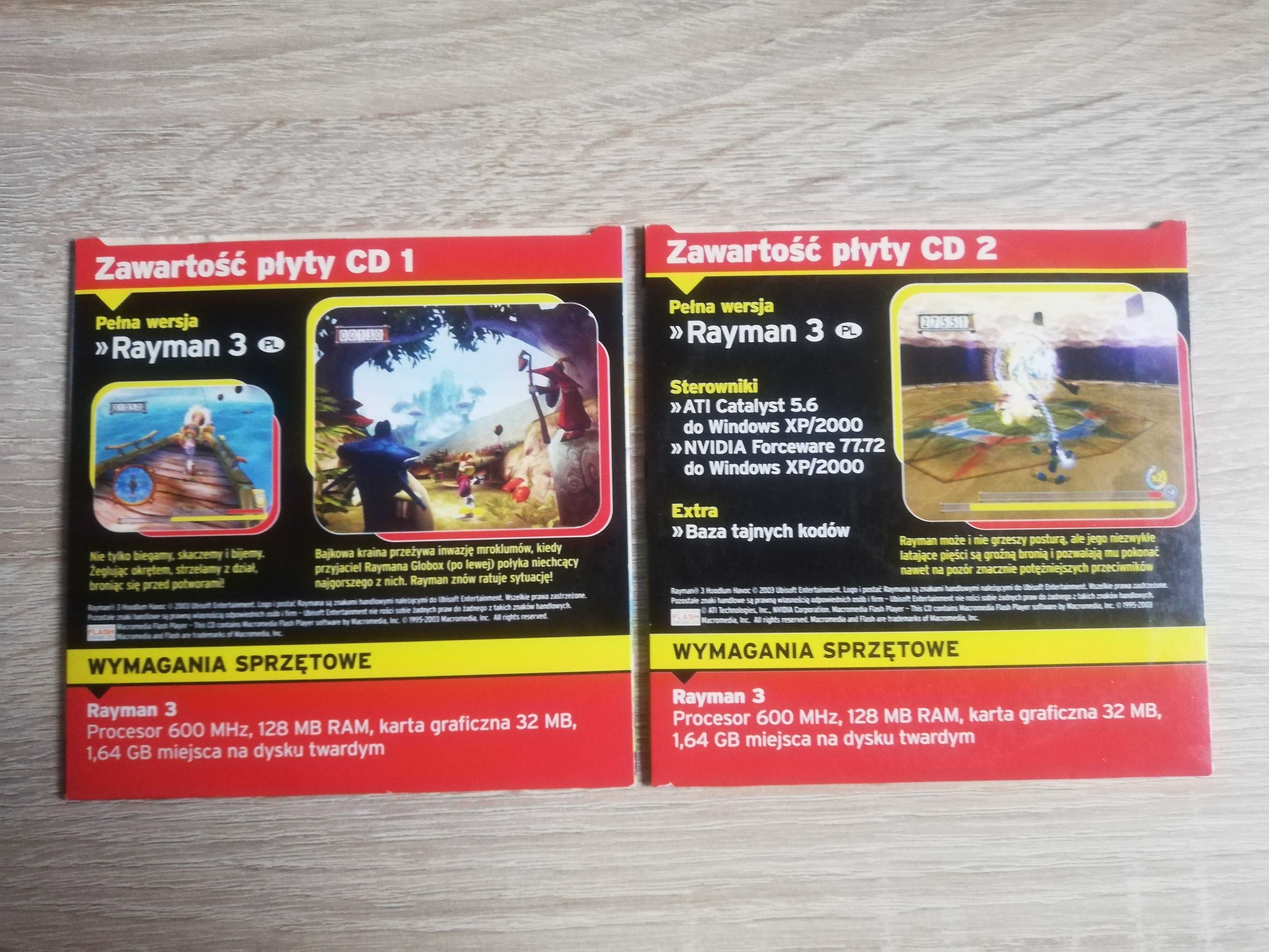 Gra komputerowa Rayman 3 PL – 2 płyty, pełna wersja