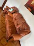 Sofa em pele bom estado