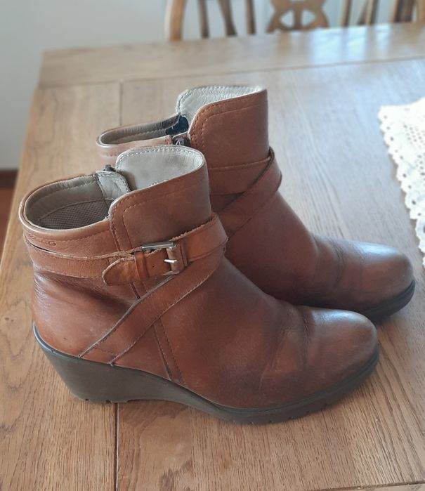 Botki na koturnie ECCO