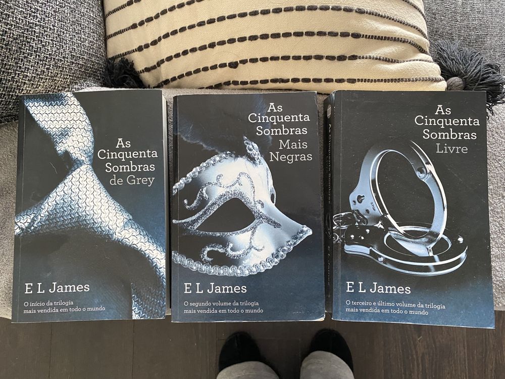 Trilogia Livros 50 Sombras de Grey