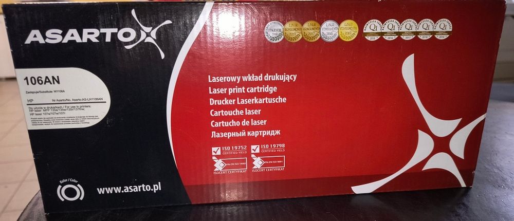 Toner Asarto do HP 106AN | W1106A | 1000 str. | black