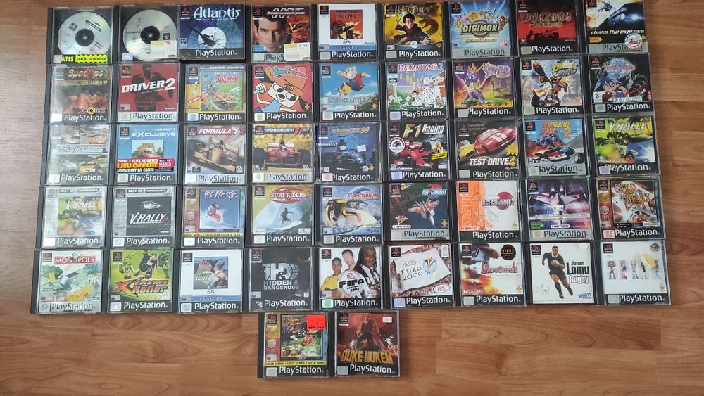 Jogos PlayStation 1, nes, N64, gameboy, Famicom e snes