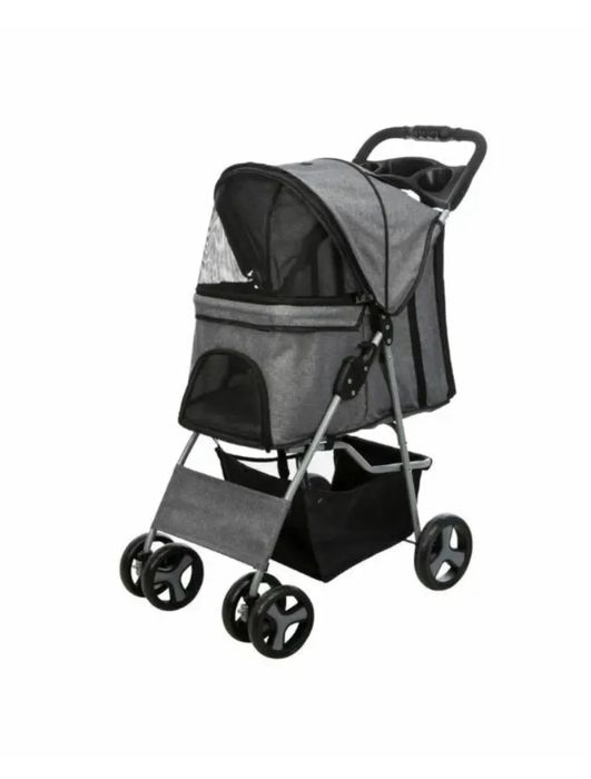 Trixie wózek dla zwierząt, szary, 47 × 100 × 80 cm