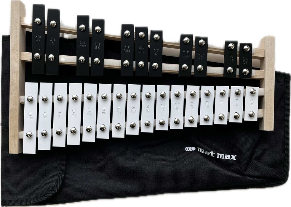 Dzwonki chromatyczne 27 ton z czarnym pokrowcem