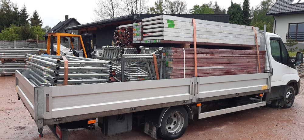 Tanie rusztowanie elewacyjne typ Plettac 250 m2