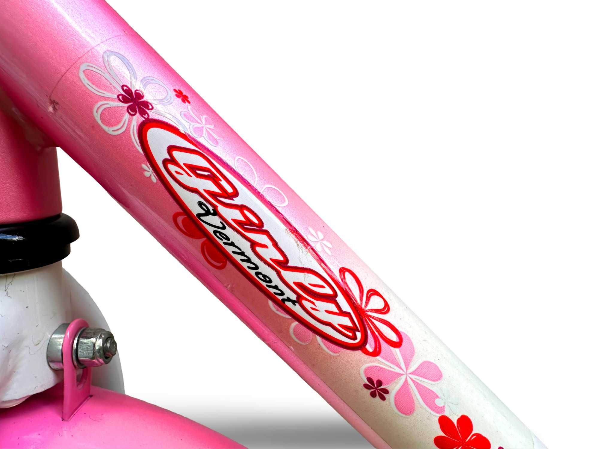 Rower Dziecięcy VERMONT GIRLY SUMMER Koła 14" Błotniki Bagażnik