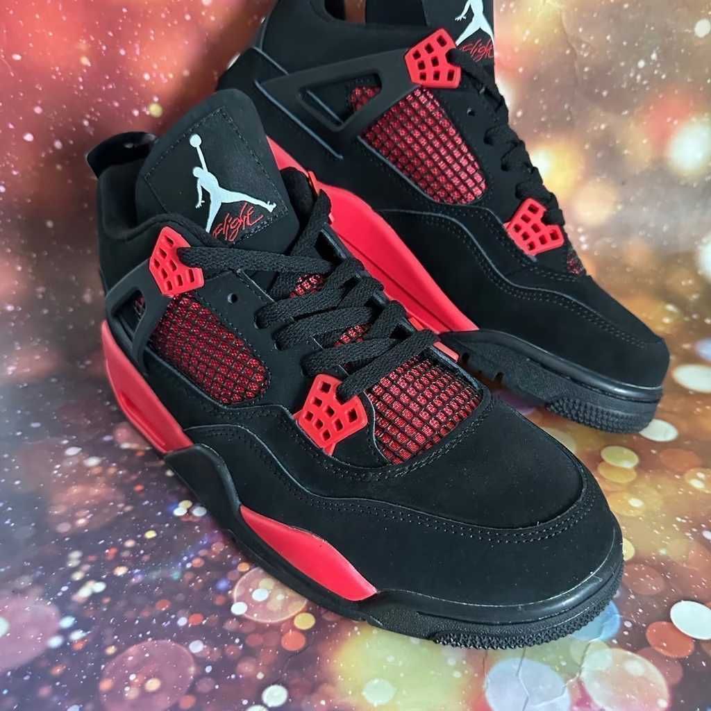 jordan_4 "Red_Thunder" Buty damsk/ieLowFog/Butydamskie./.40