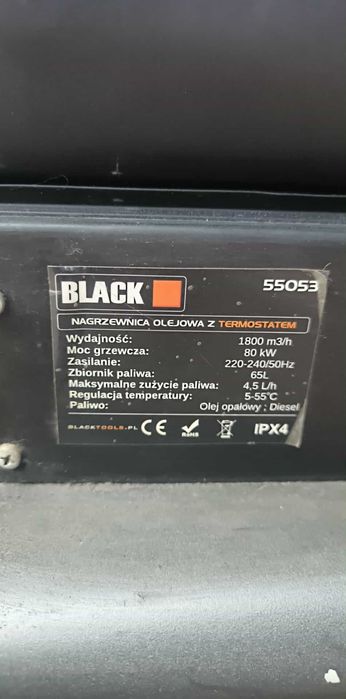 Nagrzewnica olejowa z termostatem