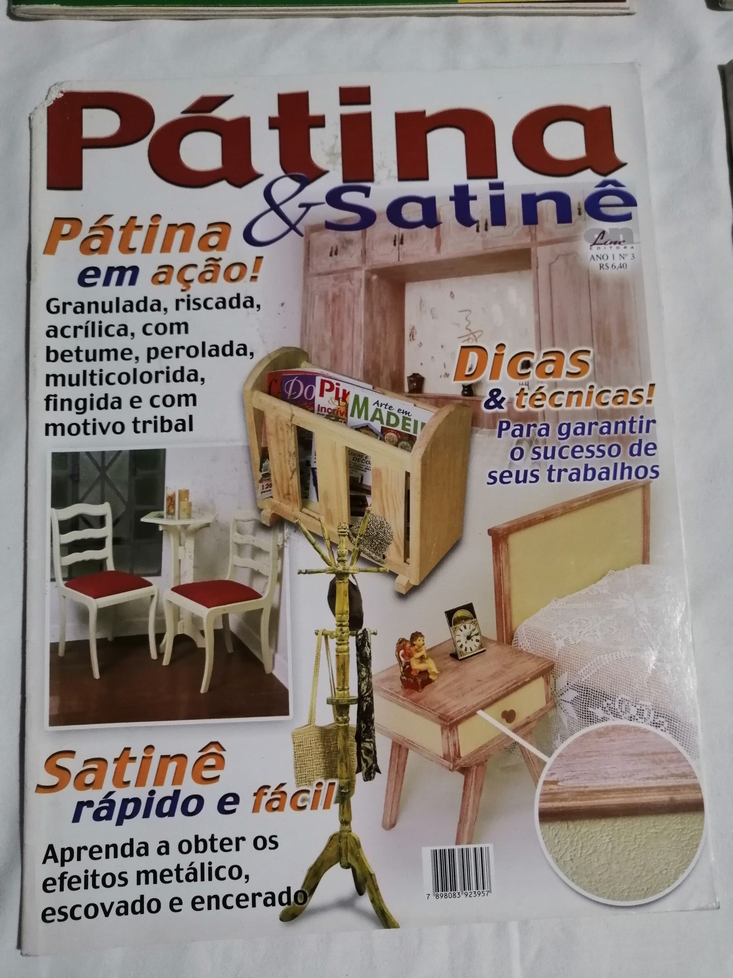 Revistas vintage o preço é das seis revistas