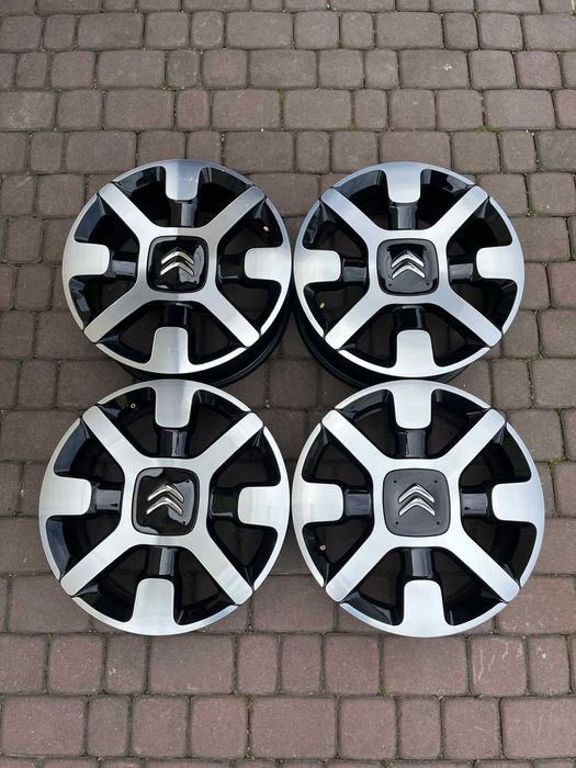 Oryginalne alufelgi Citroen OE C4 CACTUS 4x108 17 cali BICOLOR