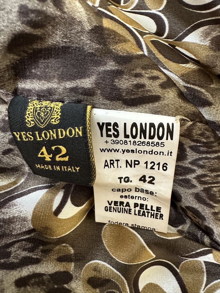 Кожаная куртка Yes London Limited Edition оригинал