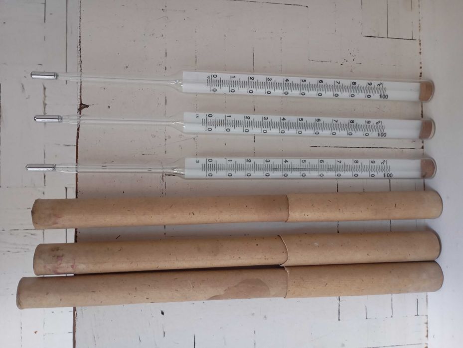 Termometry laboratoryjne  ZSRR 14 szt