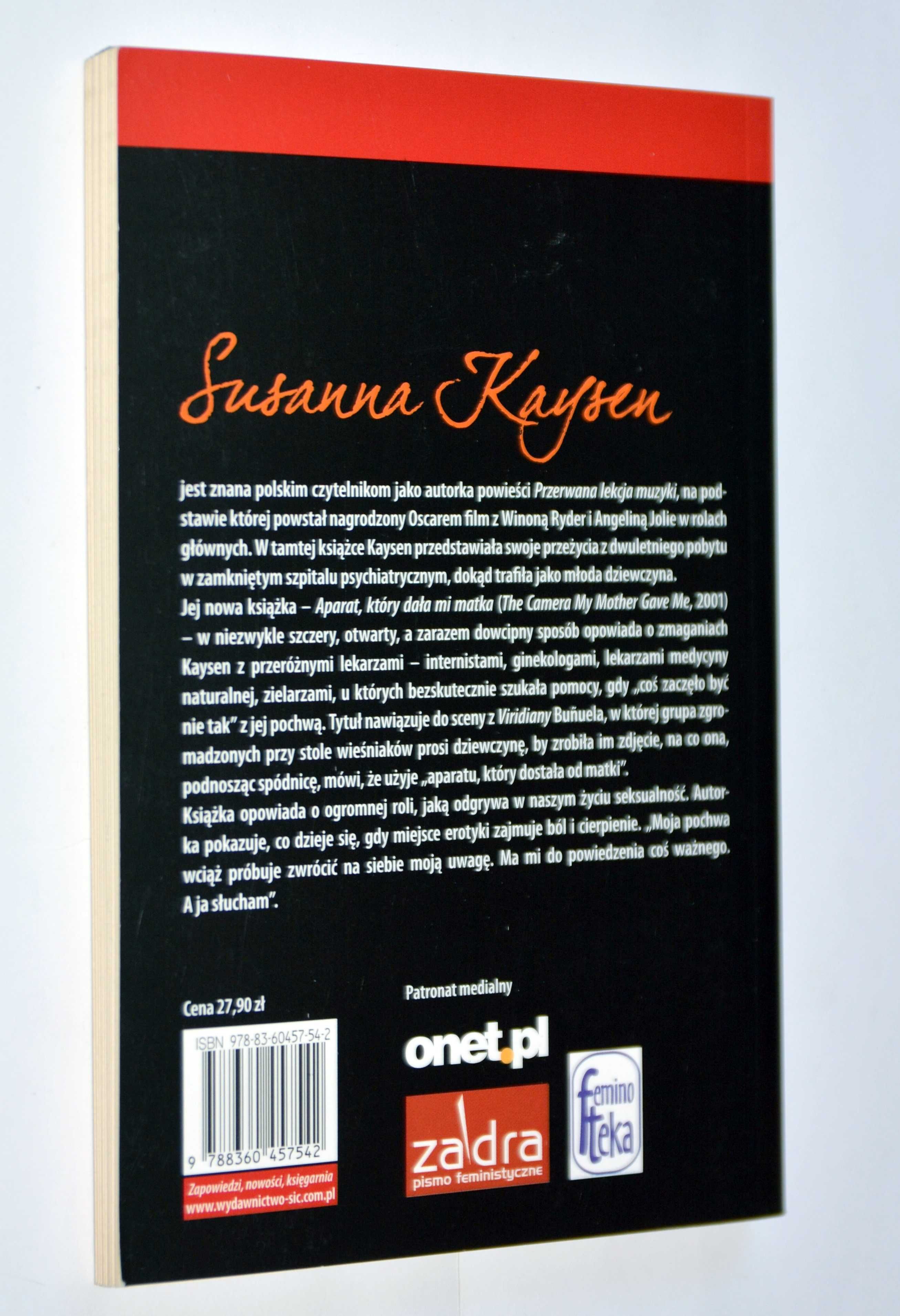 Aparat który dała mi matka Susanna Kaysen