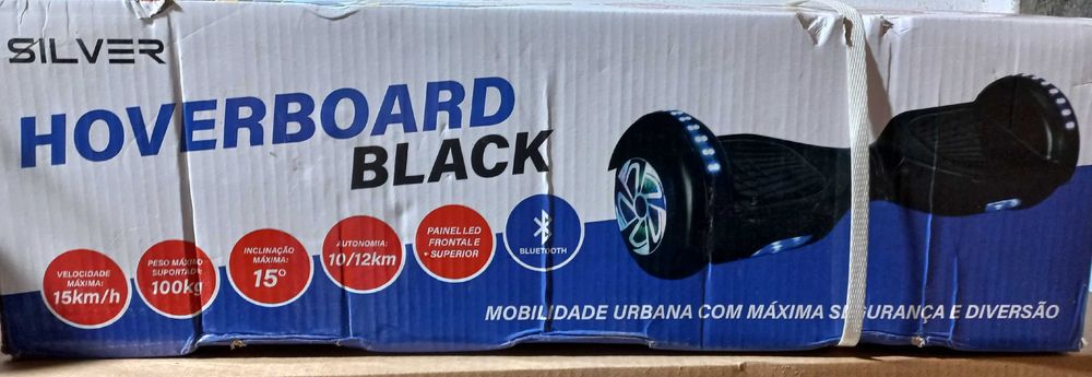 Hoverboard black silver