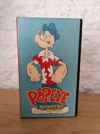 Filme VHS Animação Popeye O Monstro dos Mares