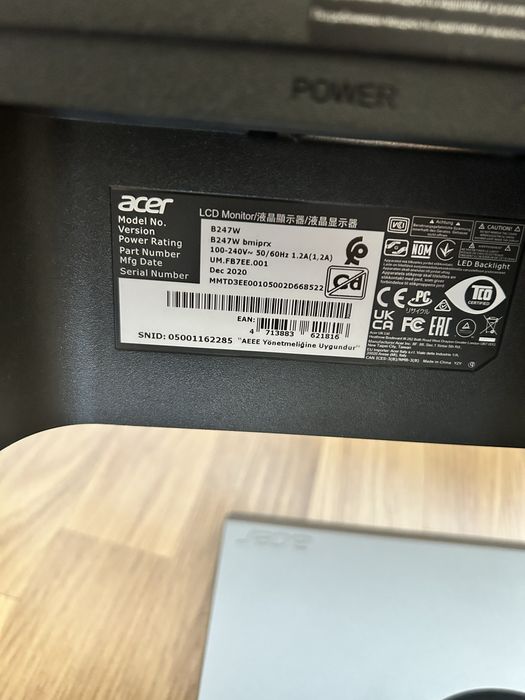 Monitor Acer B247W