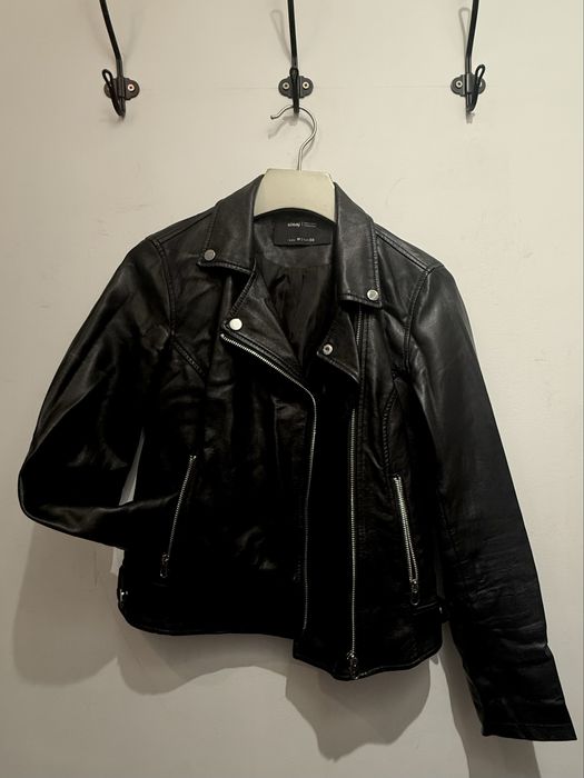 Idealna! Ramoneska Czarna Skórzana Rozmiar S (Stan BDB)