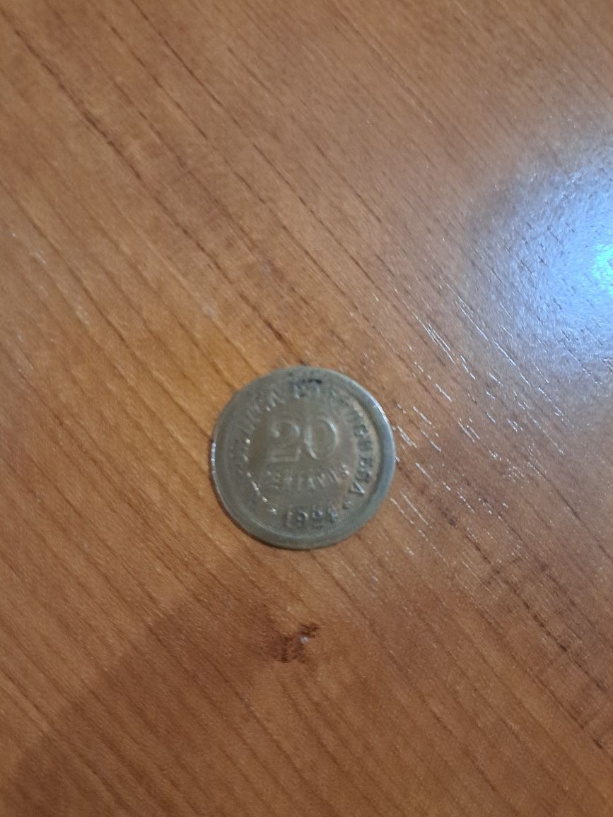 Moeda 20 centavos 1924
