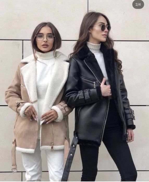 Дубленка теплая