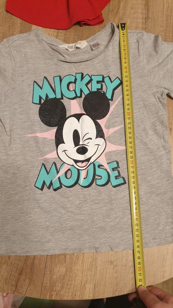 Bluzeczki Mickey h&m 134rozm