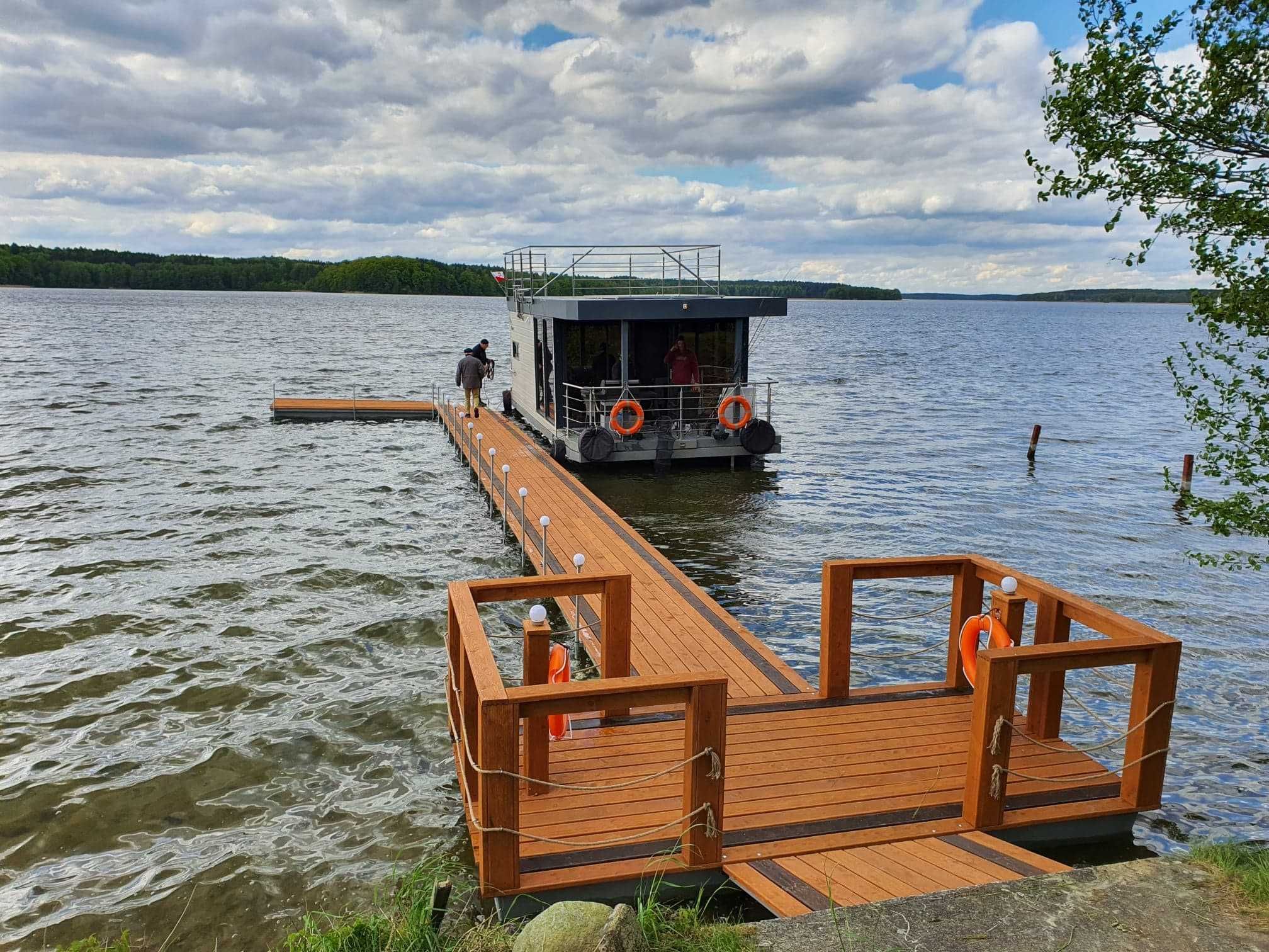 Pomost Pływający Pomosty Platforma Wyspa Rower wodny Katamaran