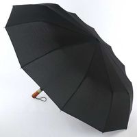 Крепкий автоматический мужской зонт 12 спиц