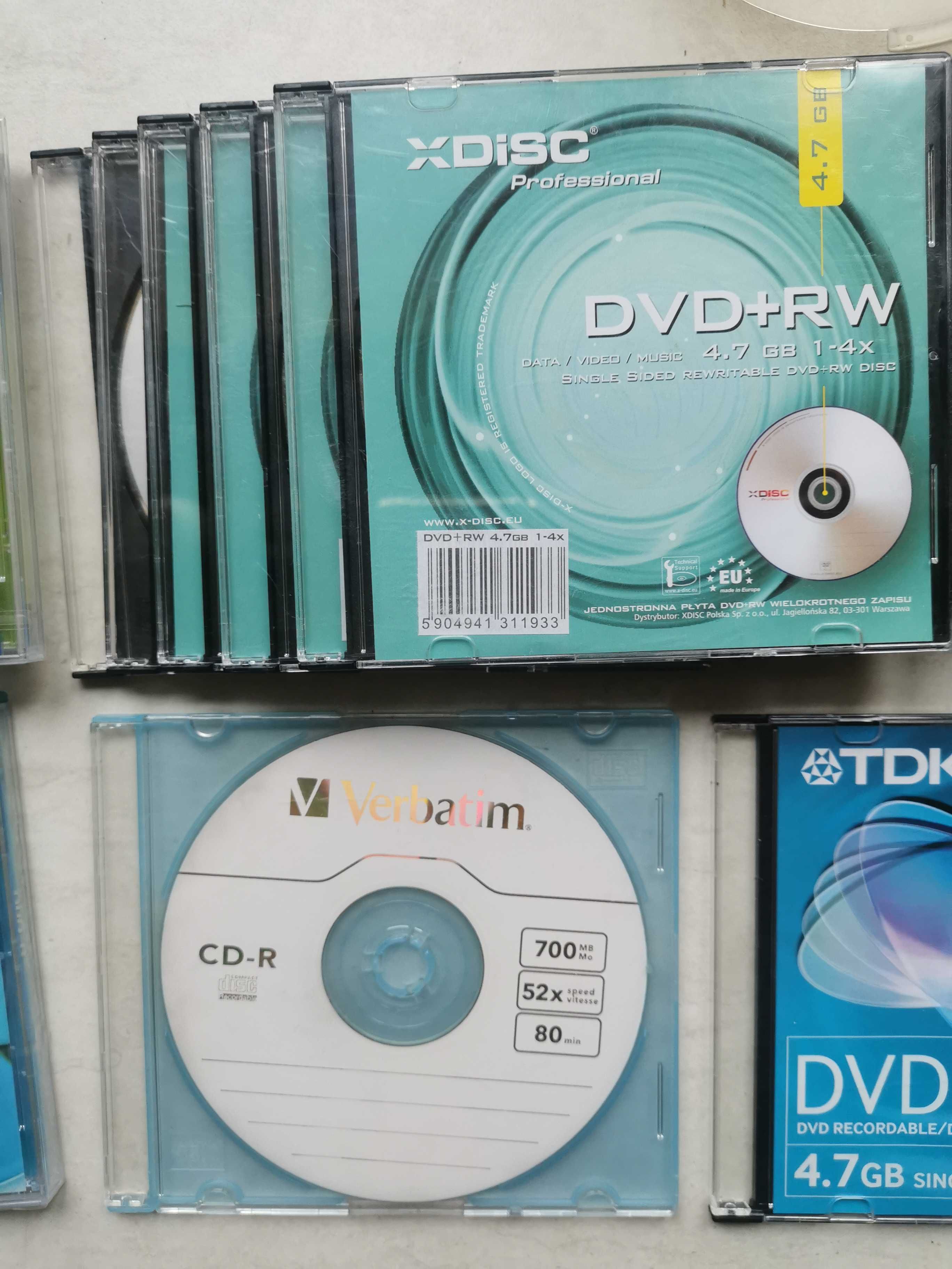 Zestaw płyt CD-RW, DVD-R